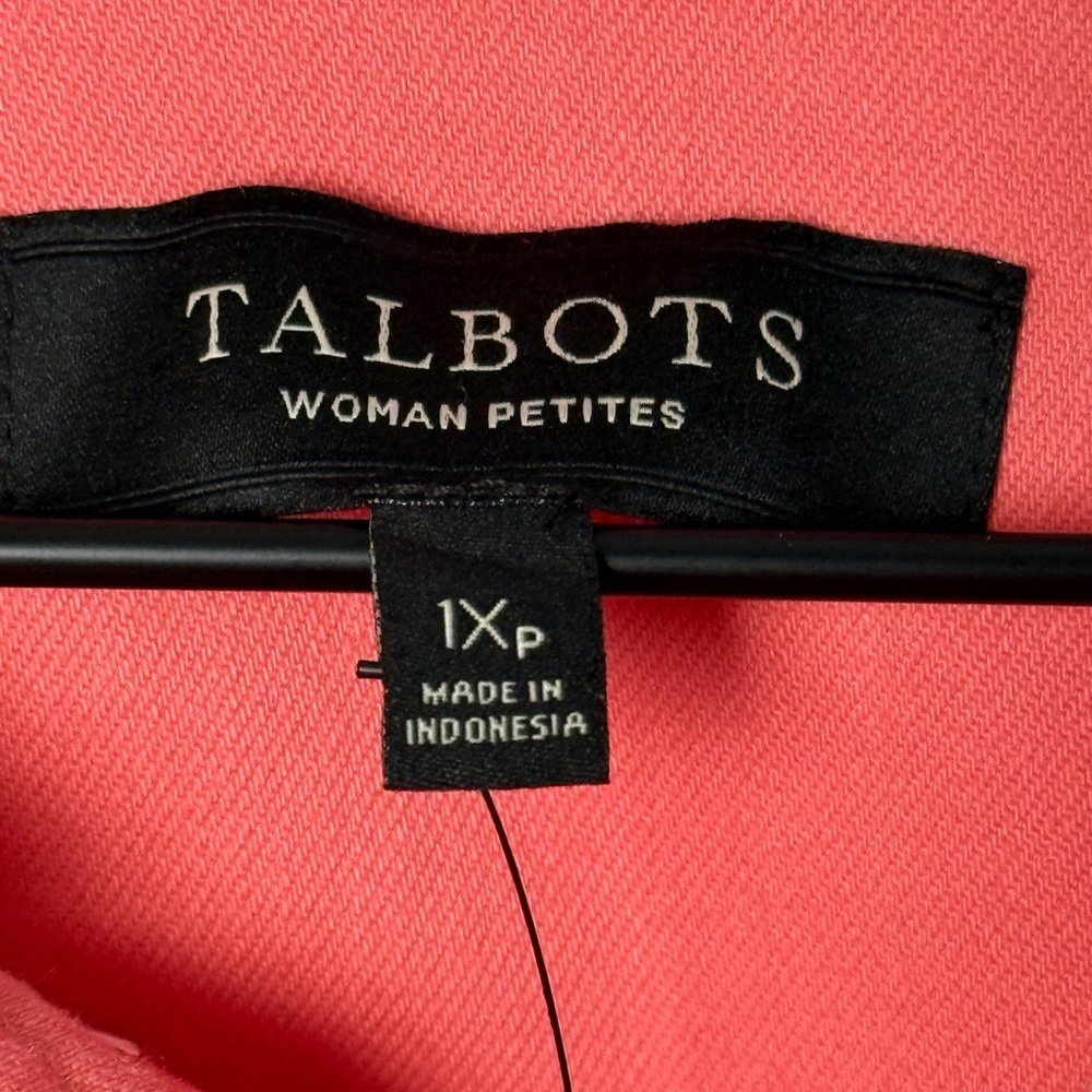 Talbots Classic Jean Coral Jacket Size-1XP NWT - Picture 8 of 13